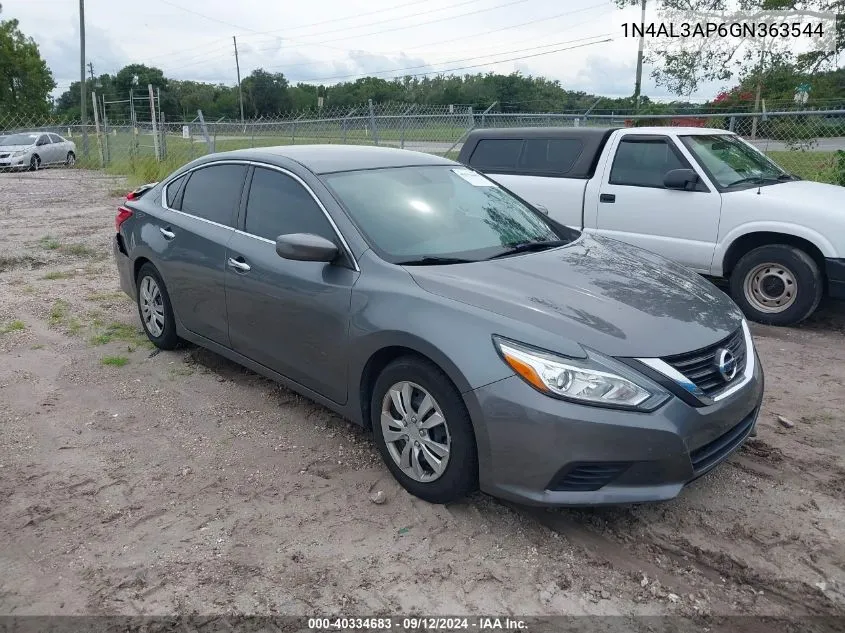 2016 Nissan Altima 2.5 S VIN: 1N4AL3AP6GN363544 Lot: 40334683