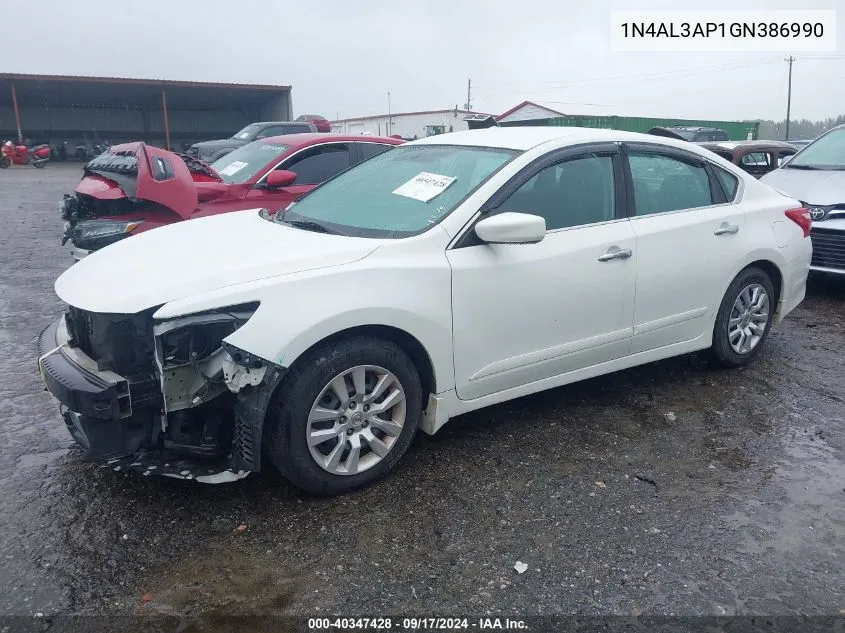 1N4AL3AP1GN386990 2016 Nissan Altima 2.5 S