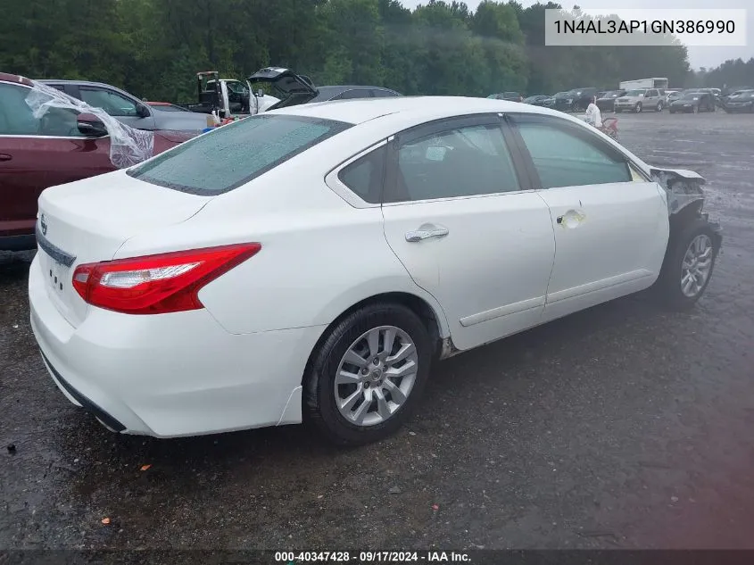 1N4AL3AP1GN386990 2016 Nissan Altima 2.5 S