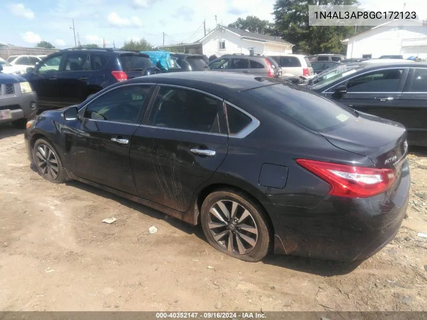 1N4AL3AP8GC172123 2016 Nissan Altima 2.5 Sv