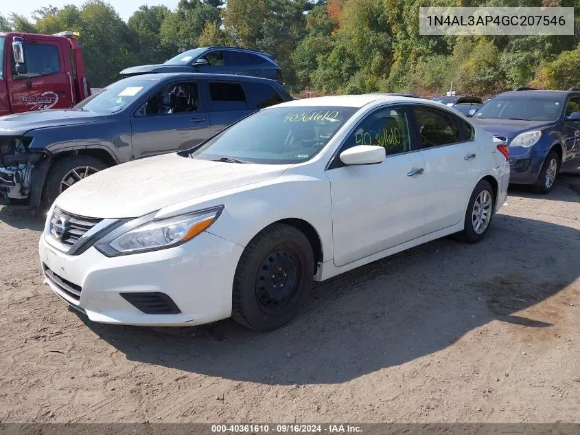 2016 Nissan Altima 2.5/2.5 S/2.5 Sl/2.5 Sr/2.5 Sv VIN: 1N4AL3AP4GC207546 Lot: 40361610