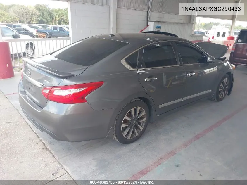 1N4AL3APXGC290433 2016 Nissan Altima 2.5 Sv