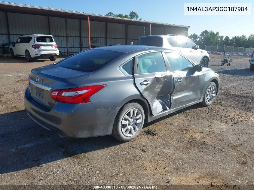 1N4AL3AP3GC187984 2016 Nissan Altima 2.5/S/Sv/Sl/Sr