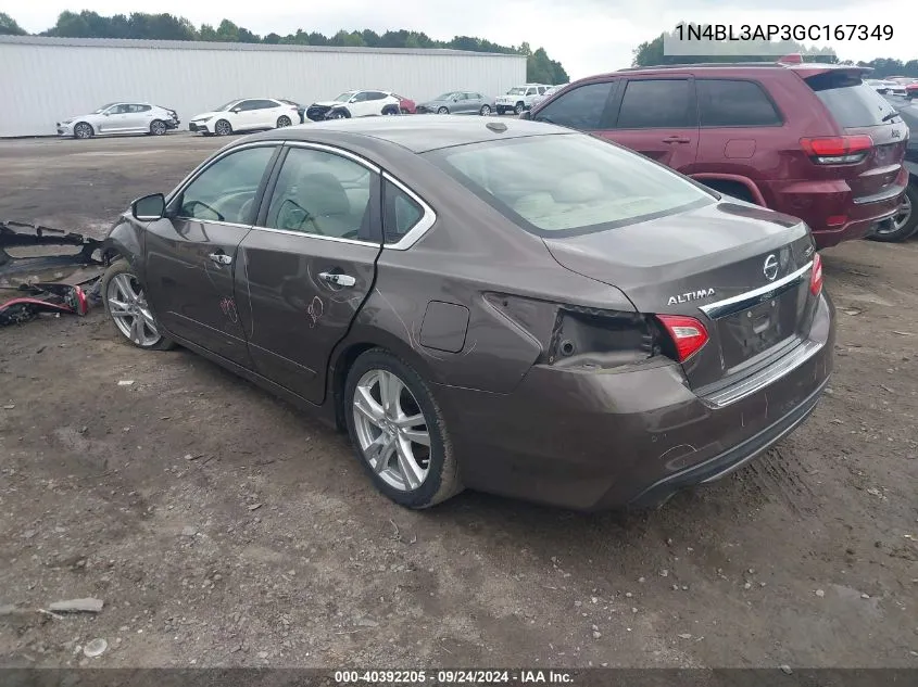 1N4BL3AP3GC167349 2016 Nissan Altima 3.5 Sl