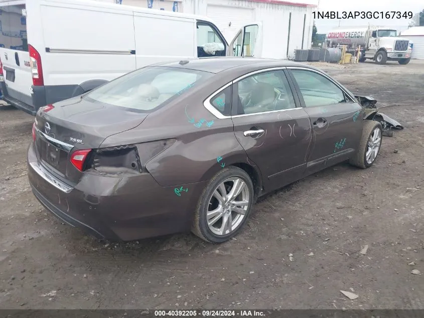 1N4BL3AP3GC167349 2016 Nissan Altima 3.5 Sl