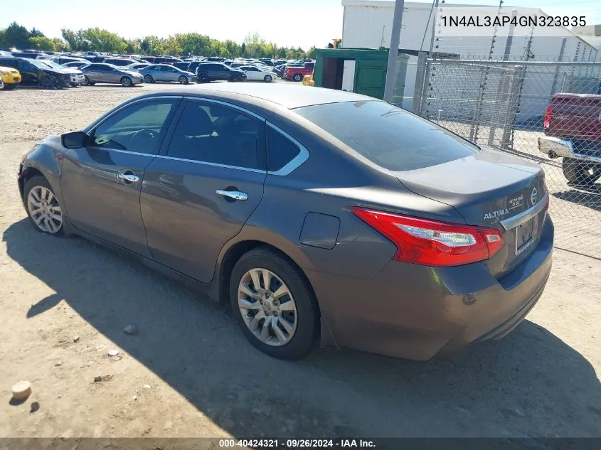 1N4AL3AP4GN323835 2016 Nissan Altima 2.5/S/Sv/Sl/Sr