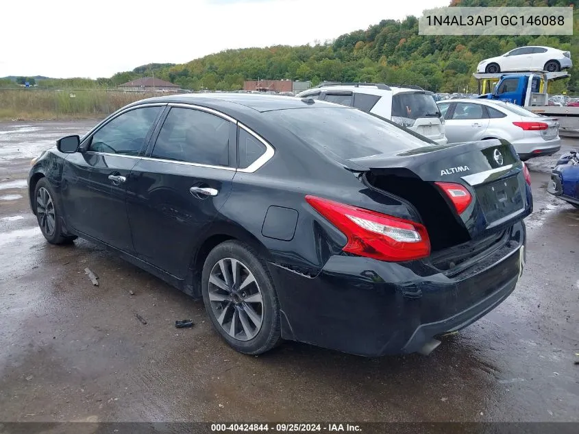 2016 Nissan Altima 2.5 Sl VIN: 1N4AL3AP1GC146088 Lot: 40424844