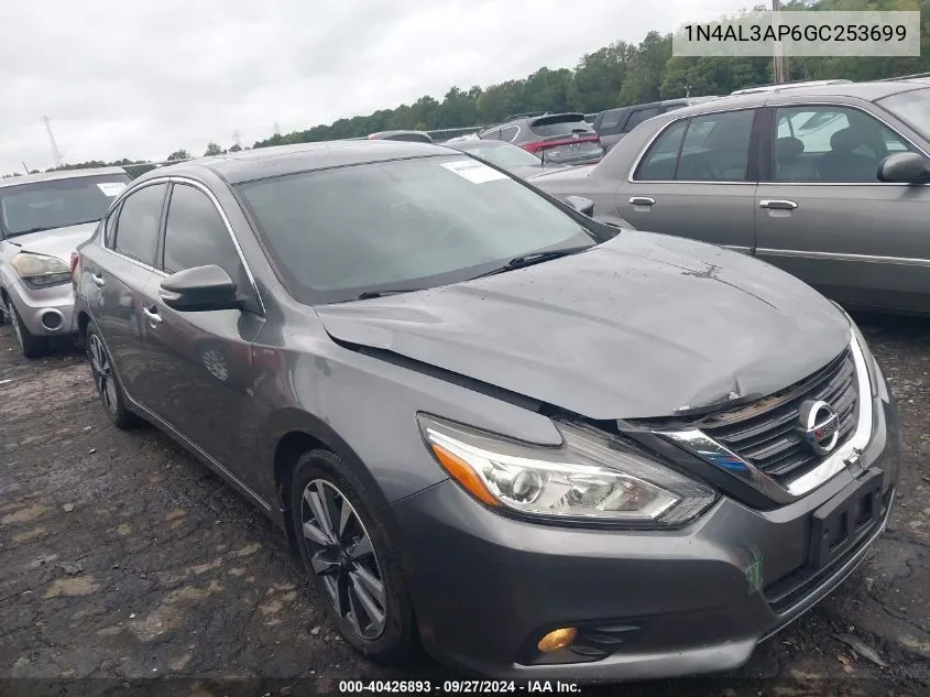 2016 Nissan Altima 2.5 Sv VIN: 1N4AL3AP6GC253699 Lot: 40426893