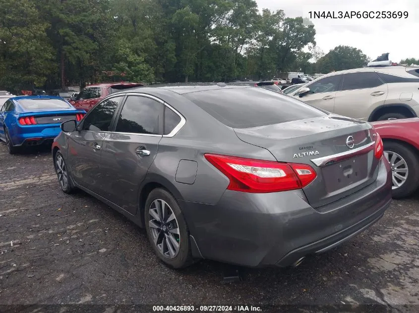 1N4AL3AP6GC253699 2016 Nissan Altima 2.5 Sv