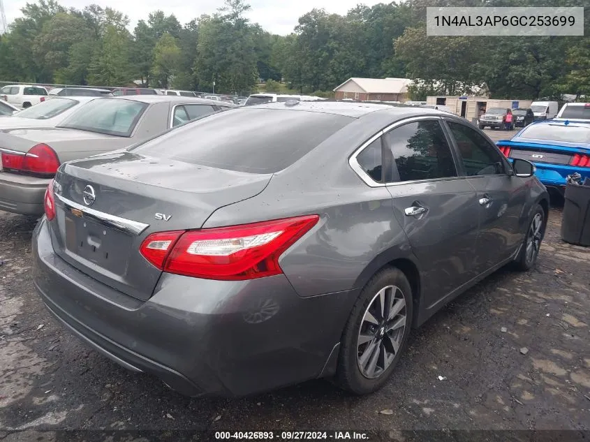 1N4AL3AP6GC253699 2016 Nissan Altima 2.5 Sv