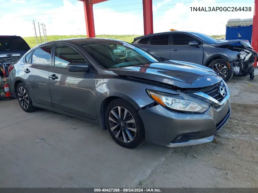 2016 Nissan Altima 2.5 Sv VIN: 1N4AL3AP0GC264438 Lot: 40427268