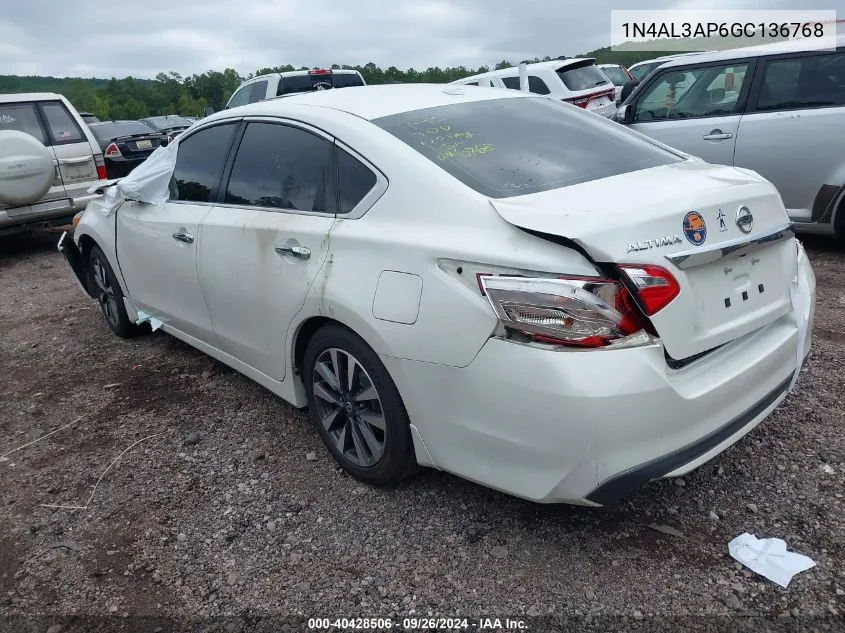 1N4AL3AP6GC136768 2016 Nissan Altima 2.5/S/Sv/Sl/Sr