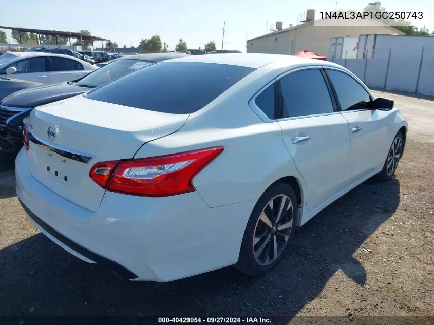 1N4AL3AP1GC250743 2016 Nissan Altima 2.5/2.5 S/2.5 Sl/2.5 Sr/2.5 Sv