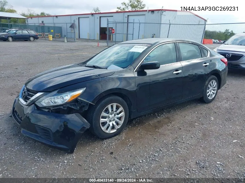 1N4AL3AP3GC269231 2016 Nissan Altima 2.5 S