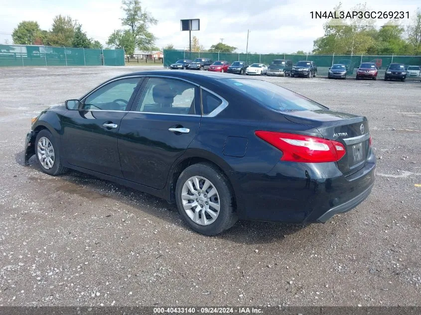 1N4AL3AP3GC269231 2016 Nissan Altima 2.5 S