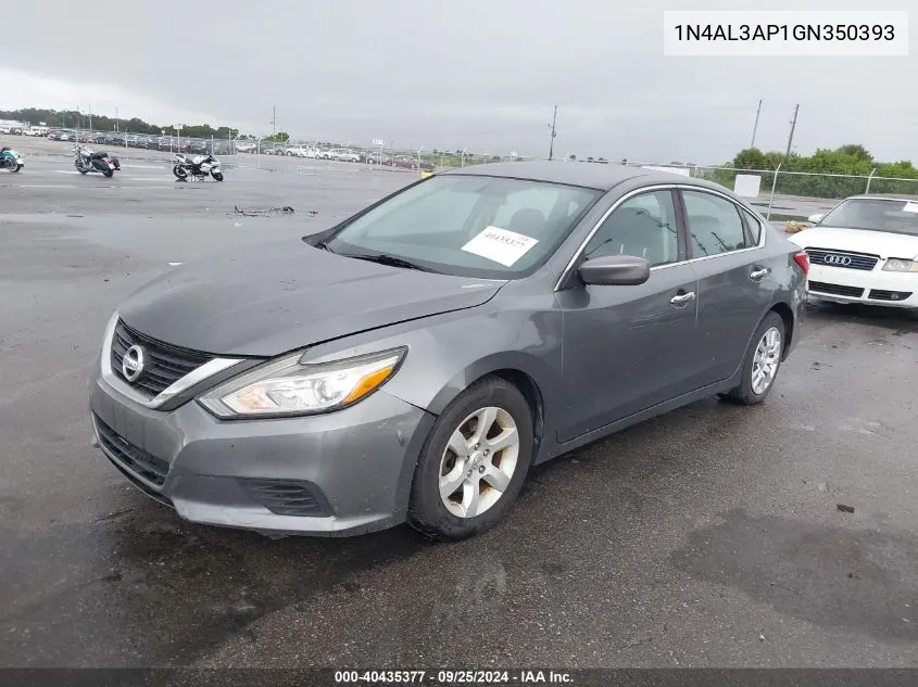 1N4AL3AP1GN350393 2016 Nissan Altima 2.5/2.5 S/2.5 Sl/2.5 Sr/2.5 Sv