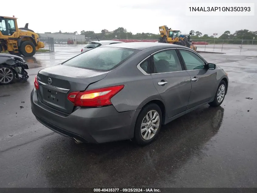 1N4AL3AP1GN350393 2016 Nissan Altima 2.5/2.5 S/2.5 Sl/2.5 Sr/2.5 Sv