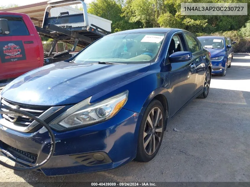 2016 Nissan Altima 2.5 Sr VIN: 1N4AL3AP2GC230727 Lot: 40439089