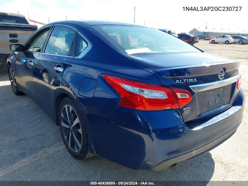 1N4AL3AP2GC230727 2016 Nissan Altima 2.5 Sr