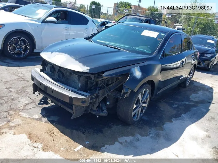 2016 Nissan Altima 2.5 Sr VIN: 1N4AL3AP9GC198097 Lot: 40447862