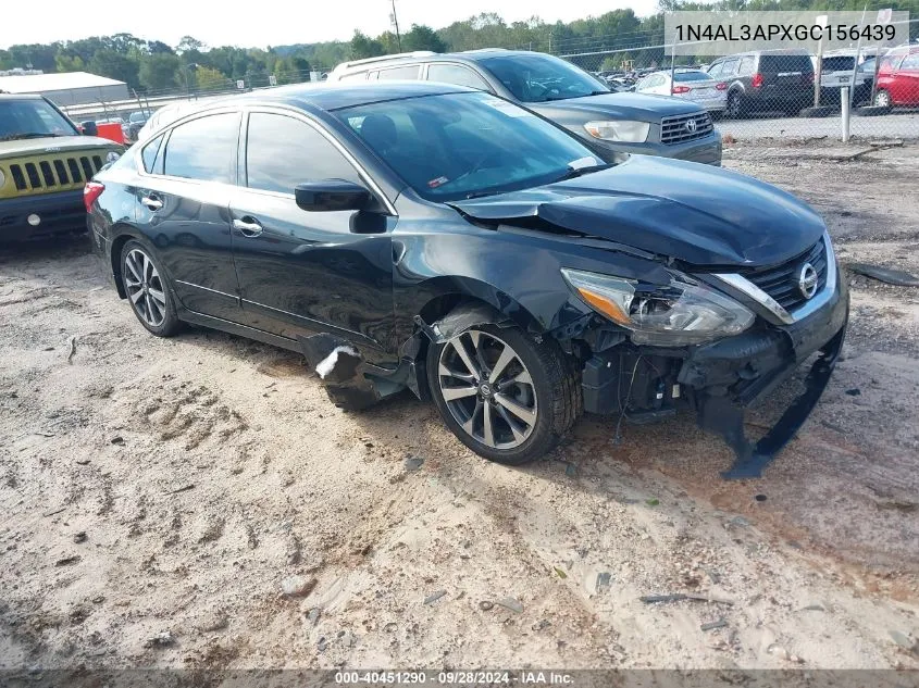 2016 Nissan Altima 2.5/S/Sv/Sl/Sr VIN: 1N4AL3APXGC156439 Lot: 40451290