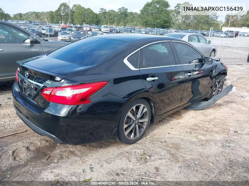 2016 Nissan Altima 2.5/S/Sv/Sl/Sr VIN: 1N4AL3APXGC156439 Lot: 40451290