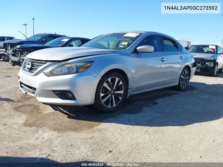 2016 Nissan Altima 2.5/S/Sv/Sl/Sr VIN: 1N4AL3AP0GC273592 Lot: 40452825