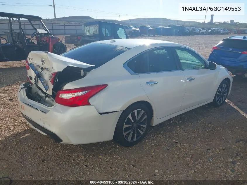 1N4AL3AP6GC149553 2016 Nissan Altima 2.5 Sl