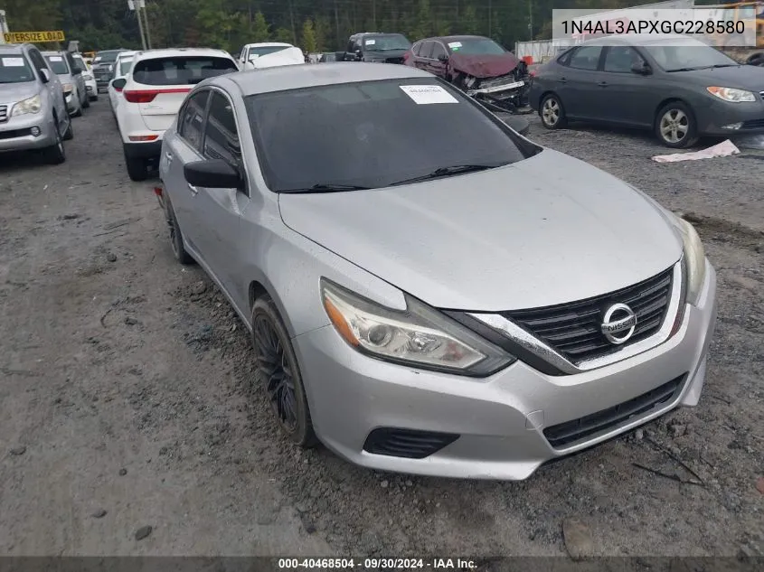 1N4AL3APXGC228580 2016 Nissan Altima 2.5/S/Sv/Sl/Sr