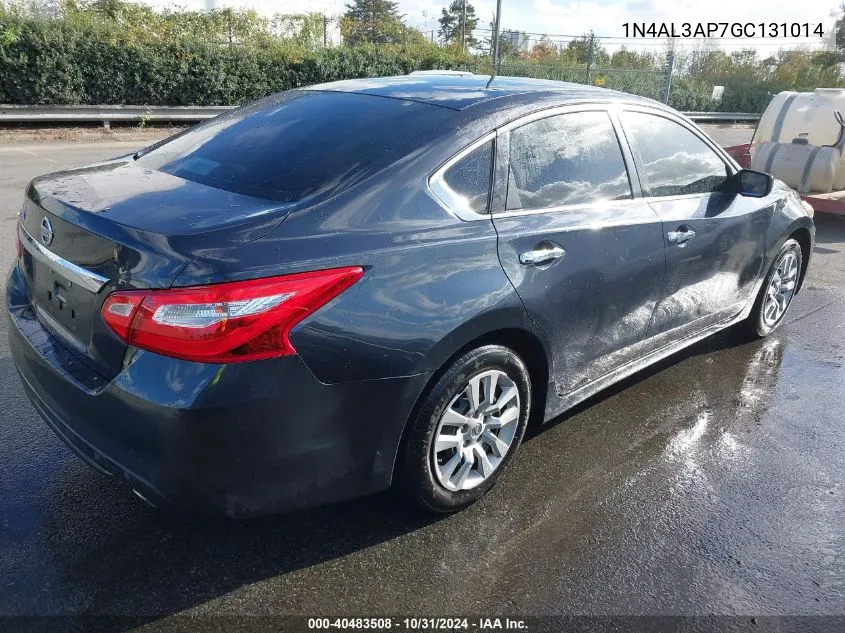 2016 Nissan Altima 2.5/2.5 S/2.5 Sl/2.5 Sr/2.5 Sv VIN: 1N4AL3AP7GC131014 Lot: 40483508