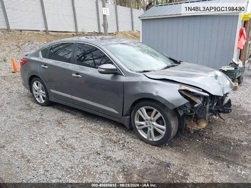 2016 Nissan Altima 3.5 Sl VIN: 1N4BL3AP9GC198430 Lot: 77312574