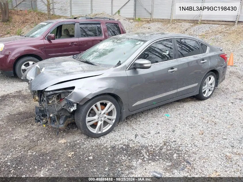 2016 Nissan Altima 3.5 Sl VIN: 1N4BL3AP9GC198430 Lot: 77312574