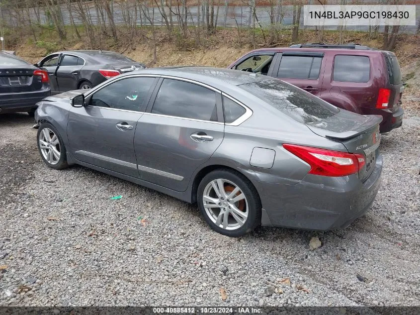 2016 Nissan Altima 3.5 Sl VIN: 1N4BL3AP9GC198430 Lot: 77312574