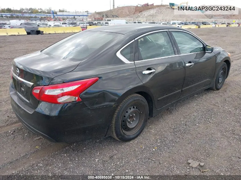 2016 Nissan Altima 2.5 S VIN: 1N4AL3AP3GC243244 Lot: 40595038