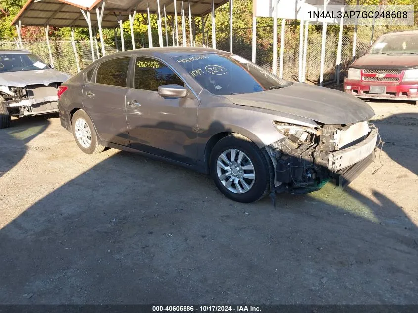 1N4AL3AP7GC248608 2016 Nissan Altima 2.5/2.5 S/2.5 Sl/2.5 Sr/2.5 Sv