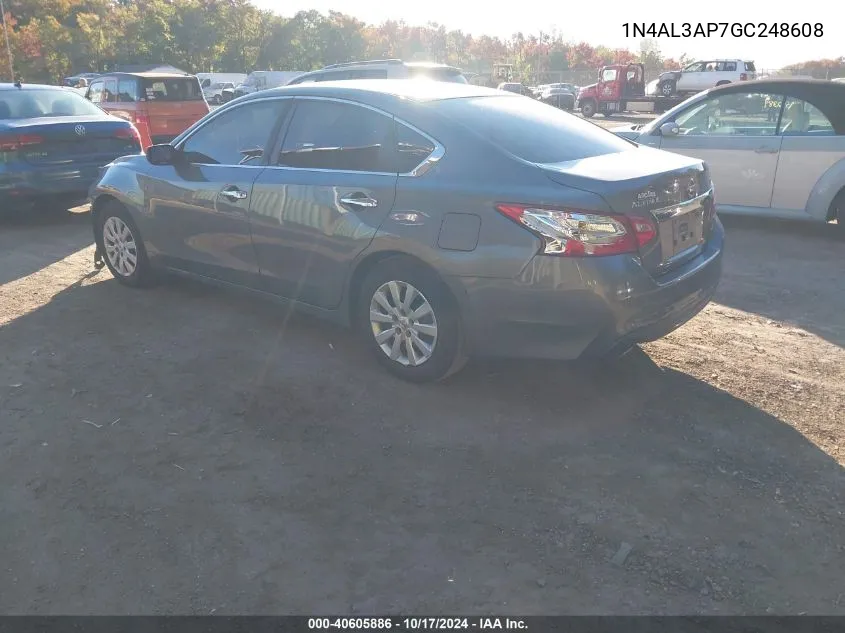 1N4AL3AP7GC248608 2016 Nissan Altima 2.5/2.5 S/2.5 Sl/2.5 Sr/2.5 Sv