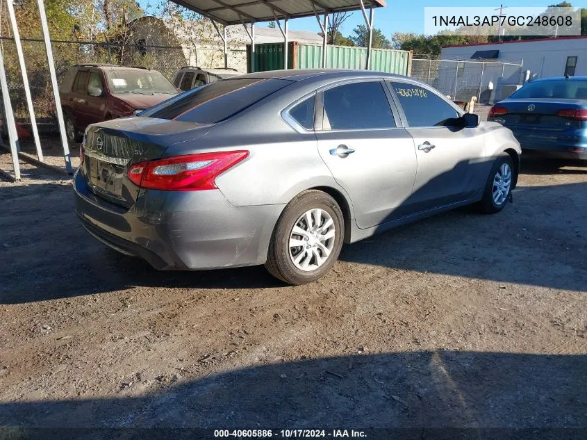 1N4AL3AP7GC248608 2016 Nissan Altima 2.5/2.5 S/2.5 Sl/2.5 Sr/2.5 Sv