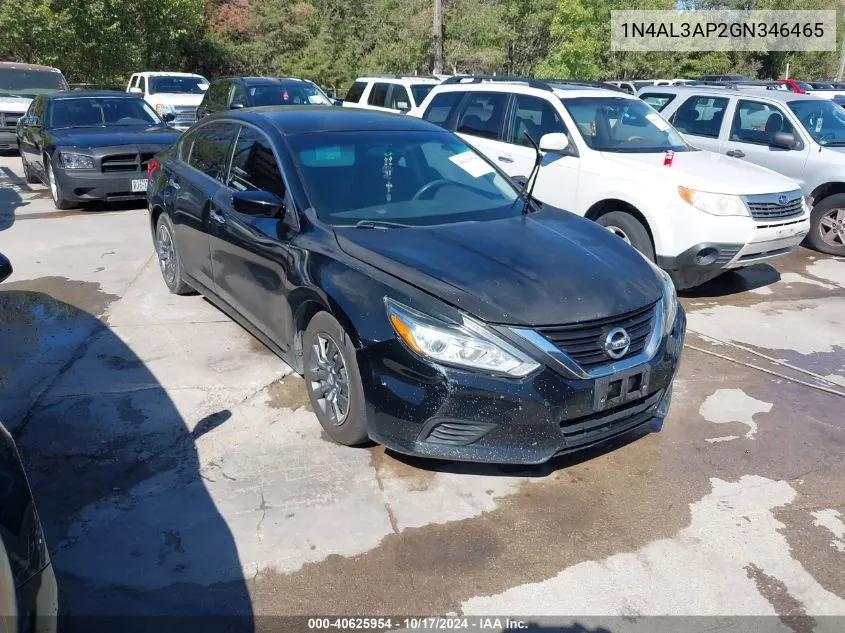 1N4AL3AP2GN346465 2016 Nissan Altima 2.5/2.5 S/2.5 Sl/2.5 Sr/2.5 Sv