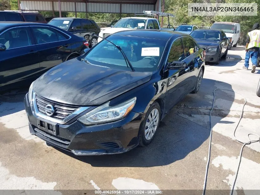 1N4AL3AP2GN346465 2016 Nissan Altima 2.5/2.5 S/2.5 Sl/2.5 Sr/2.5 Sv