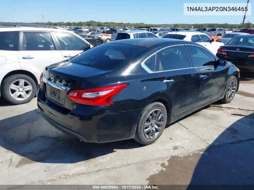 1N4AL3AP2GN346465 2016 Nissan Altima 2.5/2.5 S/2.5 Sl/2.5 Sr/2.5 Sv