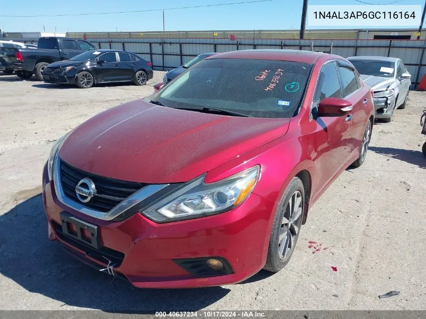 2016 Nissan Altima 2.5 Sl VIN: 1N4AL3AP6GC116164 Lot: 40637234