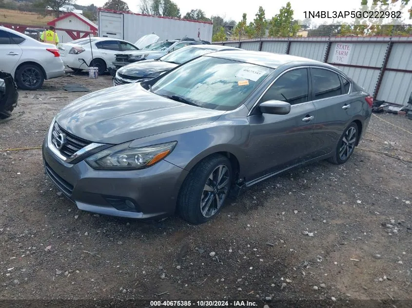 1N4BL3AP5GC222982 2016 Nissan Altima 3.5 Sr