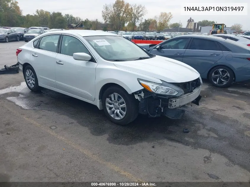 2016 Nissan Altima 2.5 S VIN: 1N4AL3AP1GN319497 Lot: 40676998