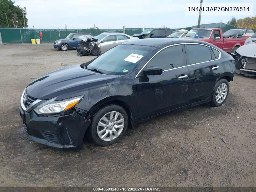 2016 Nissan Altima 2.5 S VIN: 1N4AL3AP7GN376514 Lot: 40693240