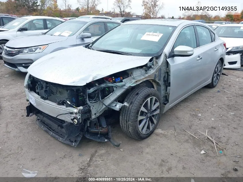 1N4AL3AP2GC149355 2016 Nissan Altima 2.5 Sl