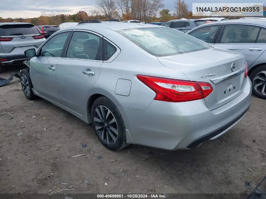 1N4AL3AP2GC149355 2016 Nissan Altima 2.5 Sl