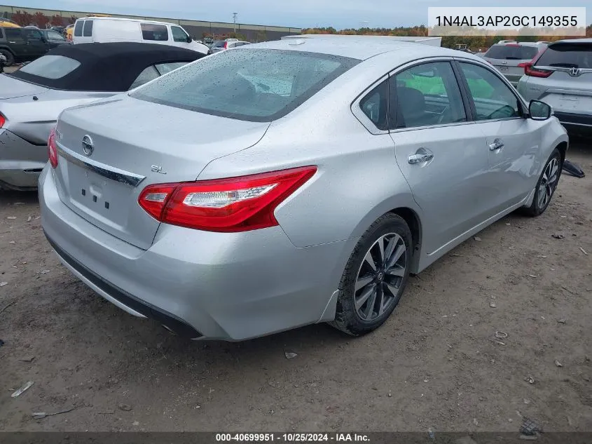 1N4AL3AP2GC149355 2016 Nissan Altima 2.5 Sl