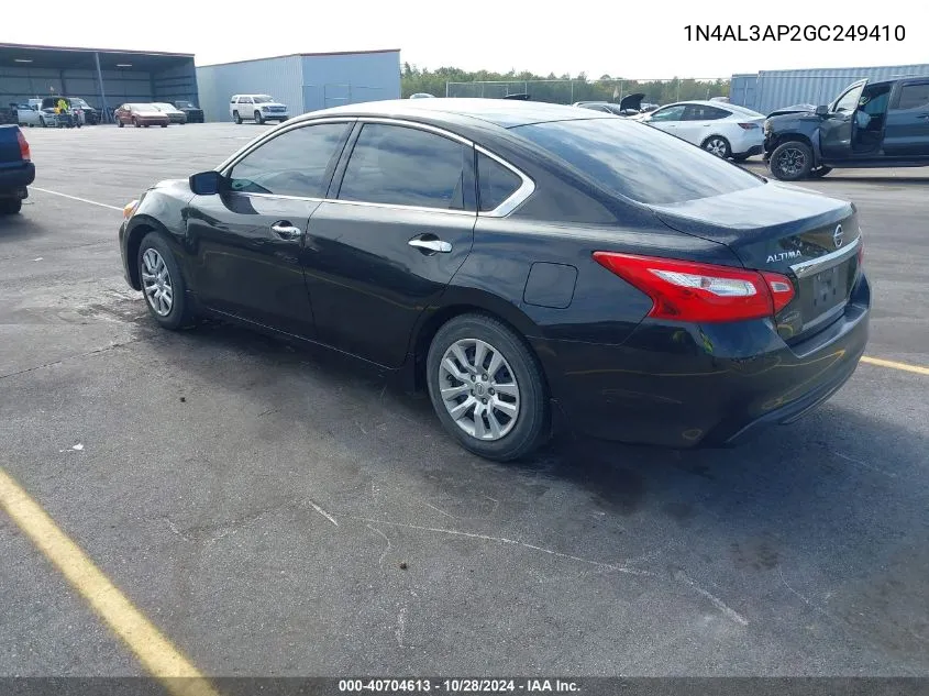 1N4AL3AP2GC249410 2016 Nissan Altima 2.5 S