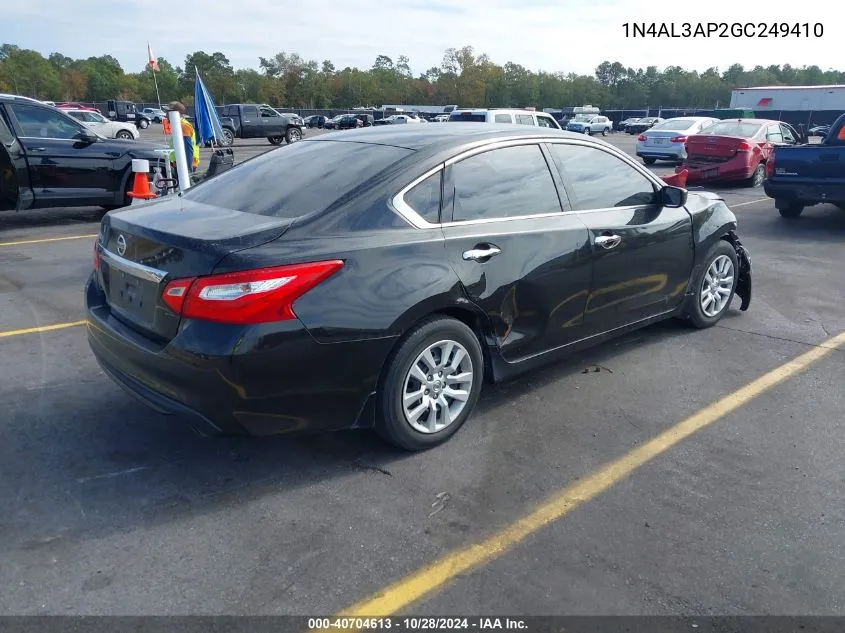 1N4AL3AP2GC249410 2016 Nissan Altima 2.5 S