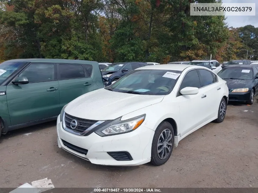 2016 Nissan Altima 2.5 S VIN: 1N4AL3APXGC26379 Lot: 40719457